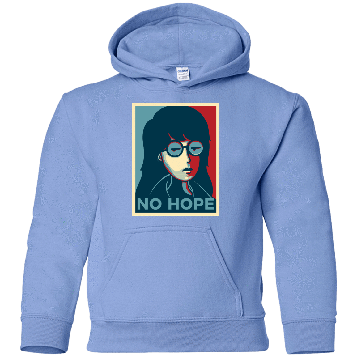 Sweatshirts Carolina Blue / YS No Life. No Hope. No Future Youth Hoodie