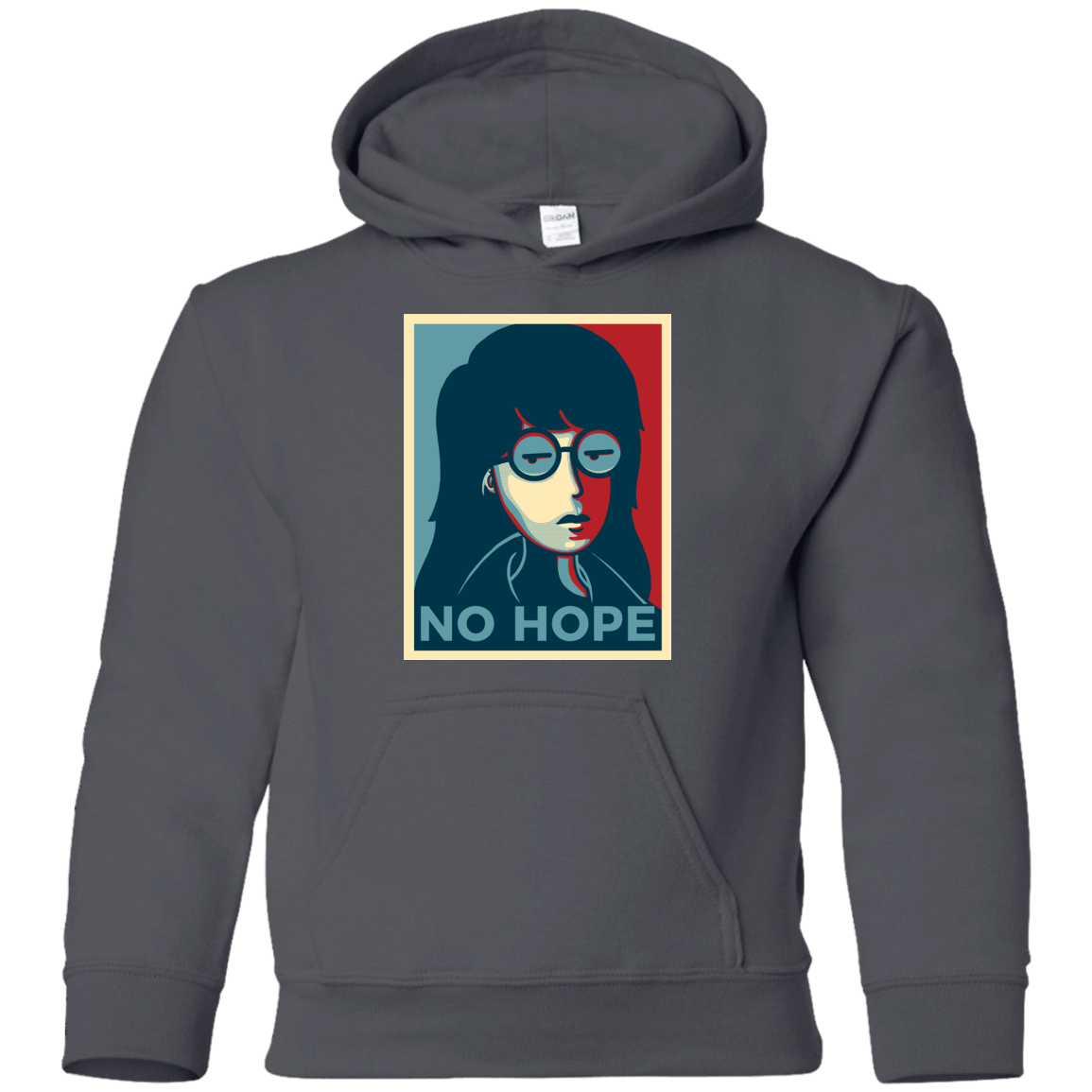 Sweatshirts Charcoal / YS No Life. No Hope. No Future Youth Hoodie