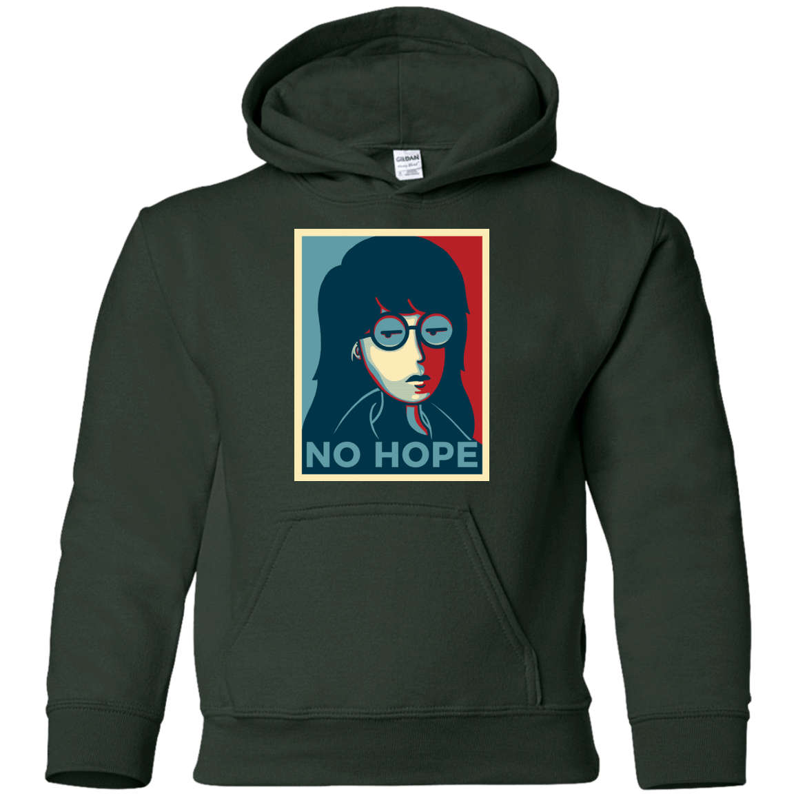 Sweatshirts Forest Green / YS No Life. No Hope. No Future Youth Hoodie