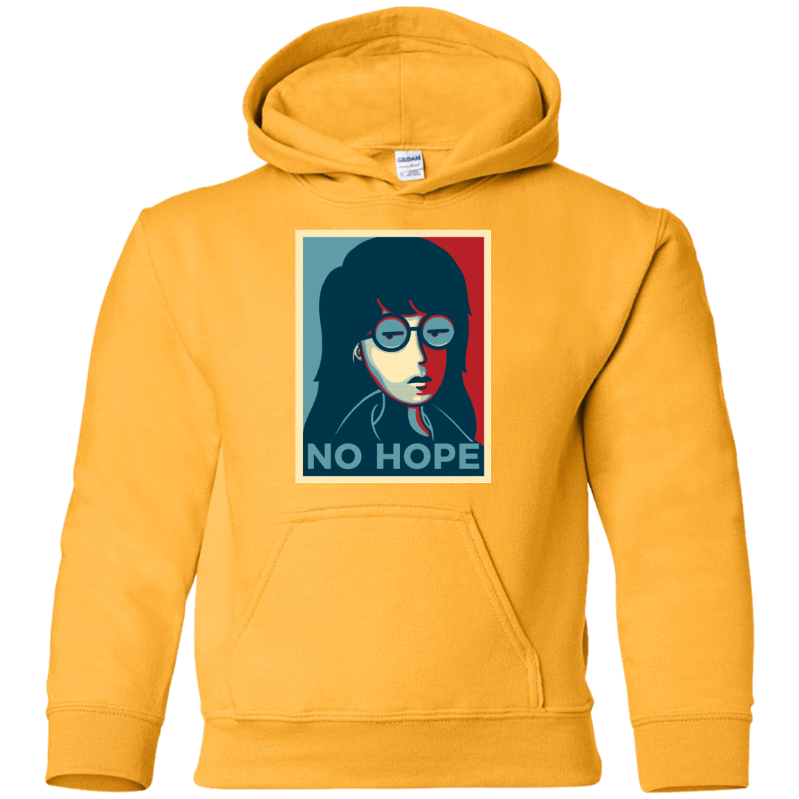 Sweatshirts Gold / YS No Life. No Hope. No Future Youth Hoodie