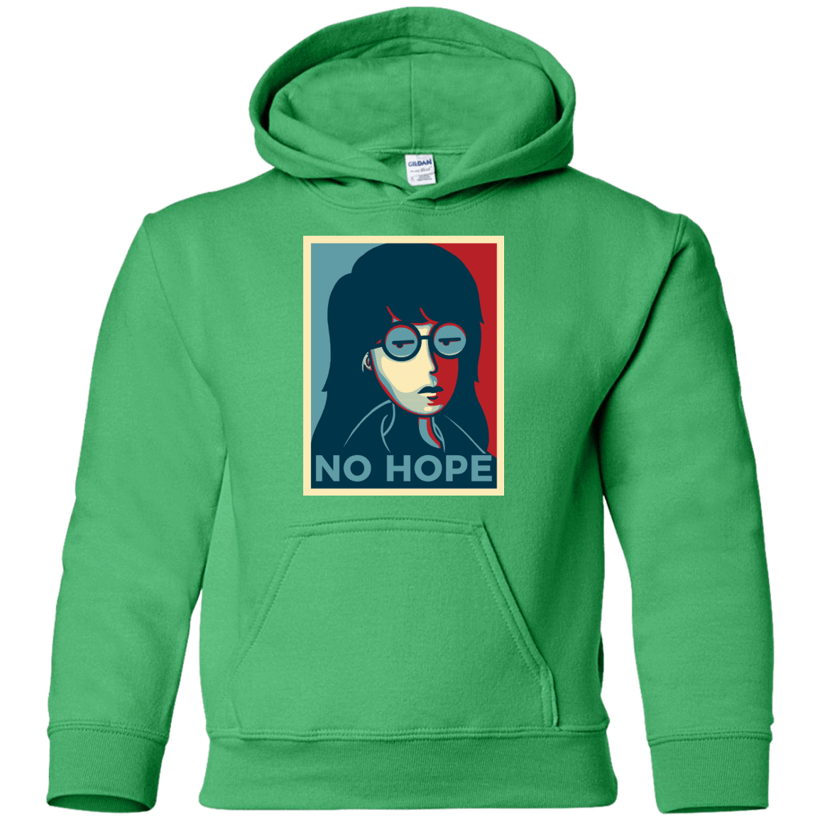 Sweatshirts Irish Green / YS No Life. No Hope. No Future Youth Hoodie