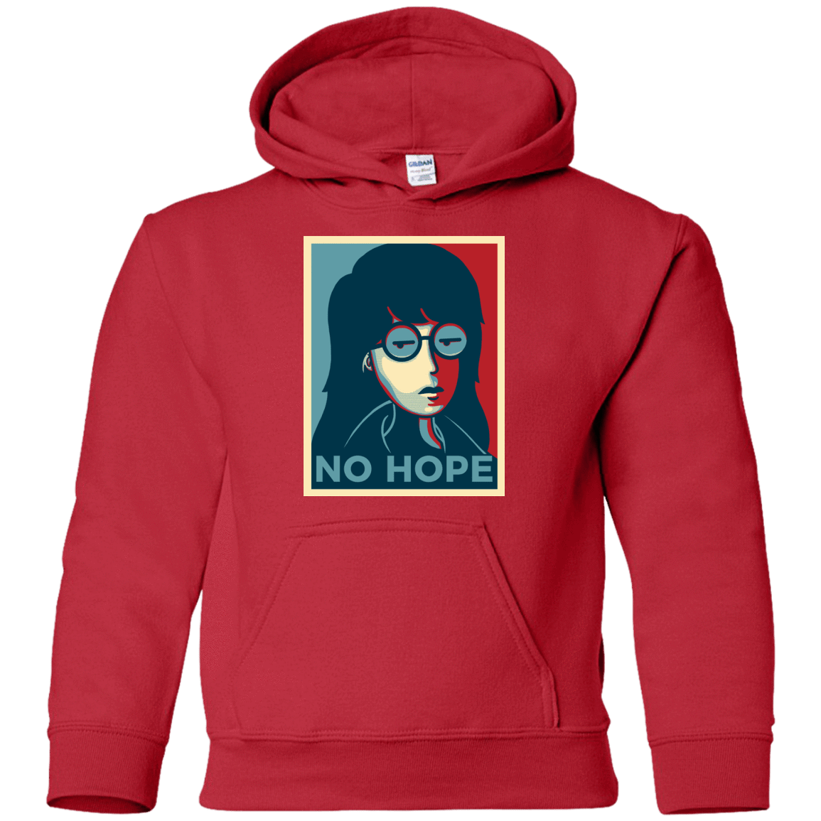 Sweatshirts Red / YS No Life. No Hope. No Future Youth Hoodie