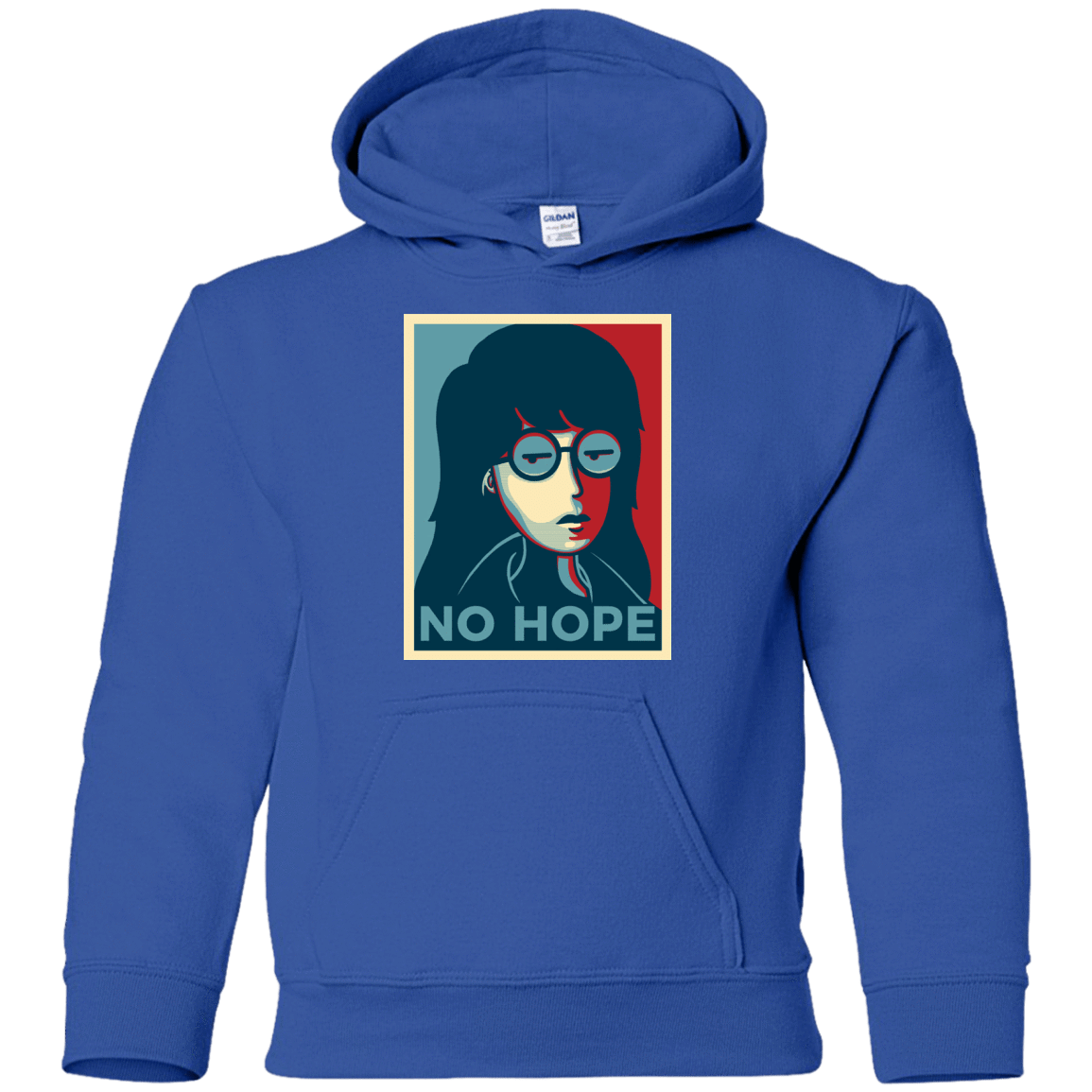 Sweatshirts Royal / YS No Life. No Hope. No Future Youth Hoodie