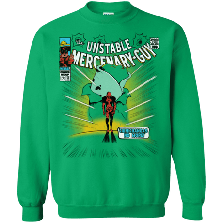 Sweatshirts Irish Green / Small No More Crewneck Sweatshirt