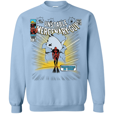 Sweatshirts Light Blue / Small No More Crewneck Sweatshirt