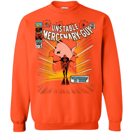 Sweatshirts Orange / Small No More Crewneck Sweatshirt