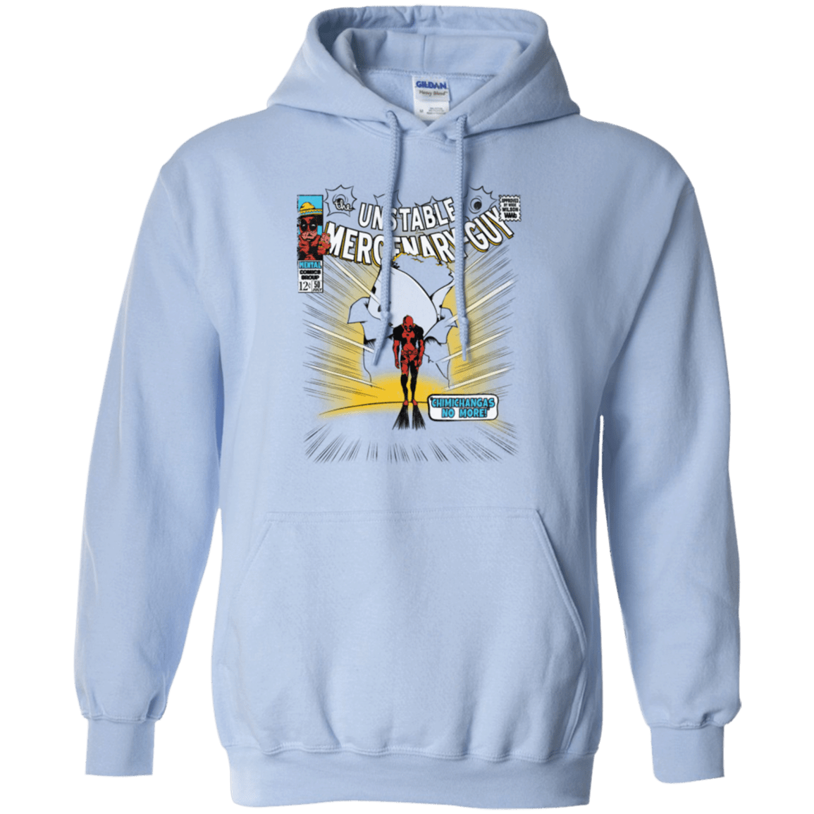 Sweatshirts Light Blue / Small No More Pullover Hoodie