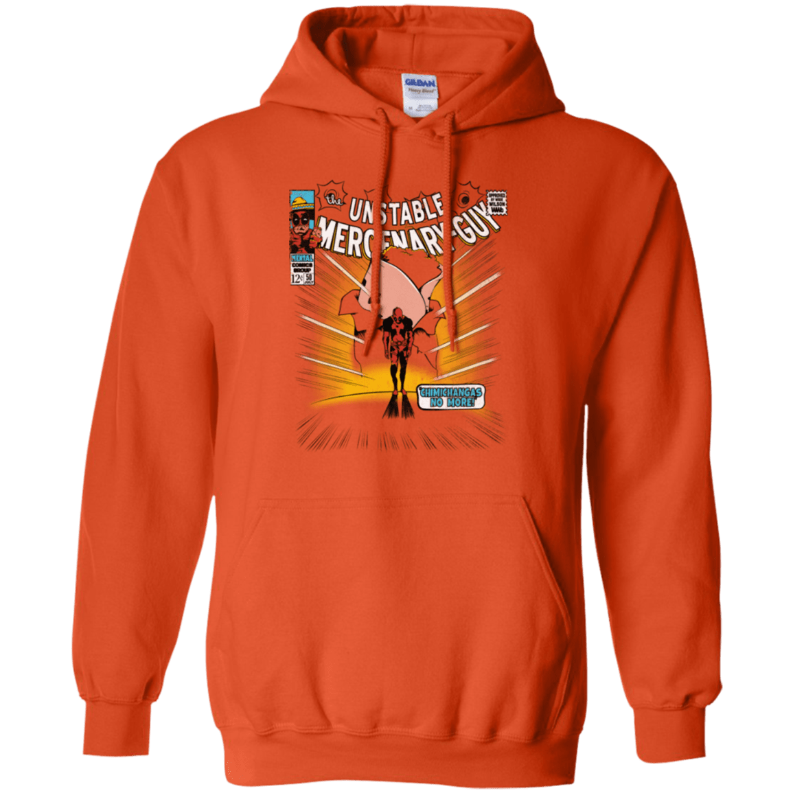 Sweatshirts Orange / Small No More Pullover Hoodie