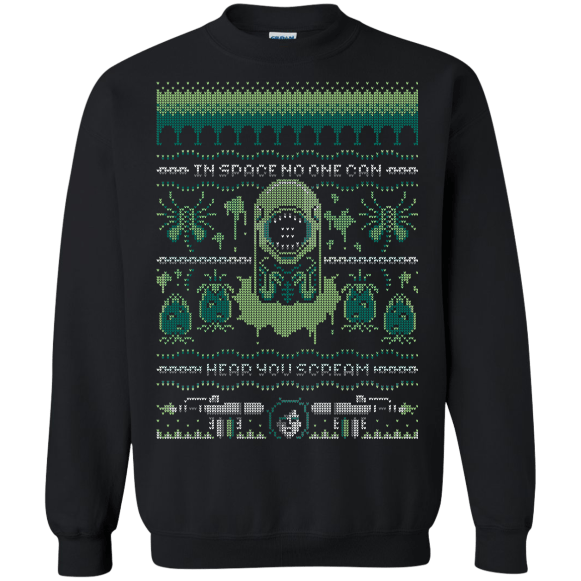 Sweatshirts Black / S No One Can Hear You Scream Crewneck Sweatshirt