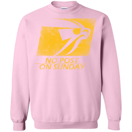 Sweatshirts Light Pink / Small No Post On Sunday Crewneck Sweatshirt