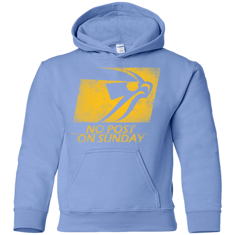 Sweatshirts Carolina Blue / YS No Post On Sunday Youth Hoodie