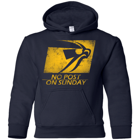 Sweatshirts Navy / YS No Post On Sunday Youth Hoodie