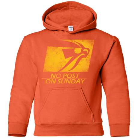 Sweatshirts Orange / YS No Post On Sunday Youth Hoodie