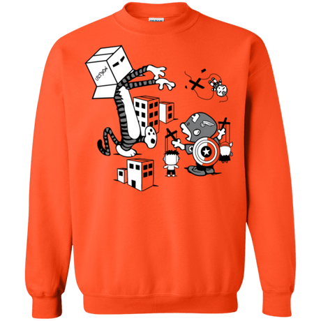 Sweatshirts Orange / Small No Strings Attached Crewneck Sweatshirt