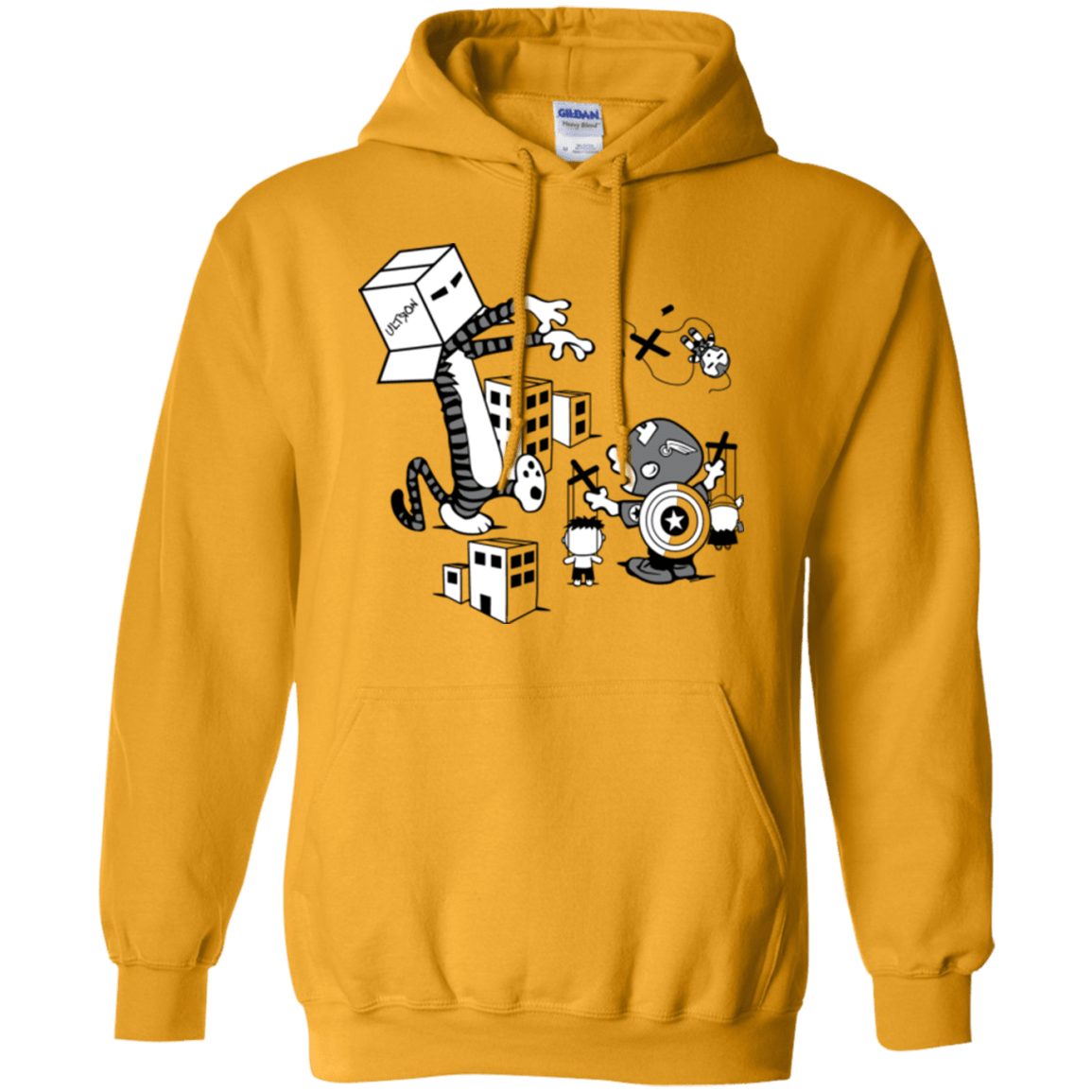 Sweatshirts Gold / Small No Strings Attached Pullover Hoodie