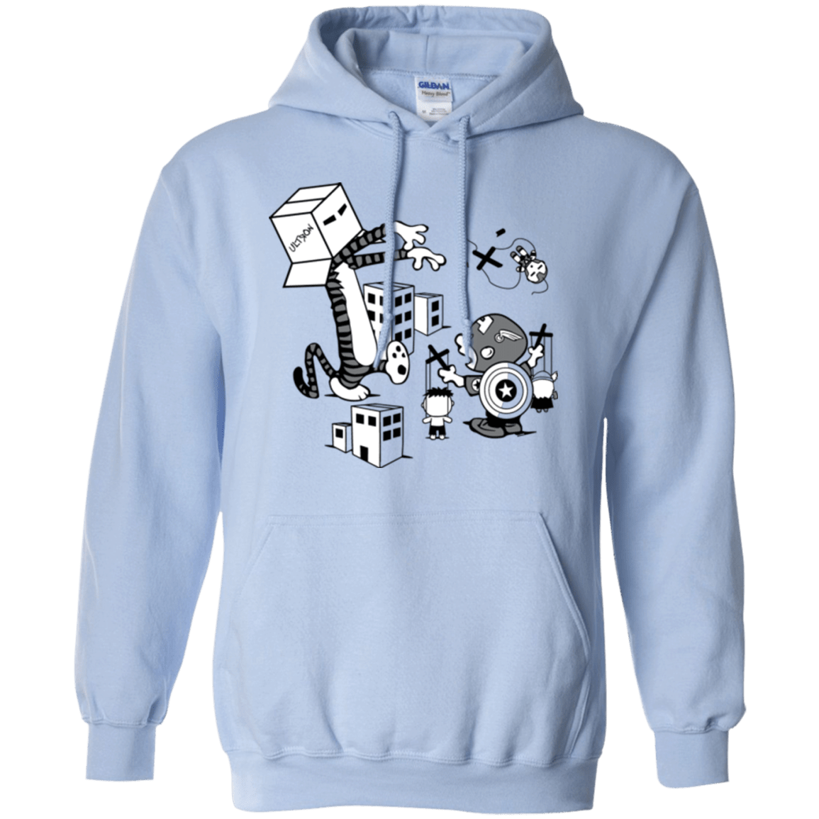 Sweatshirts Light Blue / Small No Strings Attached Pullover Hoodie