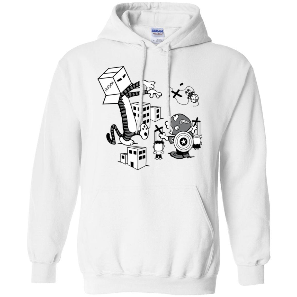White hoodie sales with strings