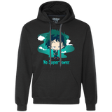 Sweatshirts Black / S No Super Power Premium Fleece Hoodie