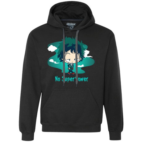 Sweatshirts Black / S No Super Power Premium Fleece Hoodie