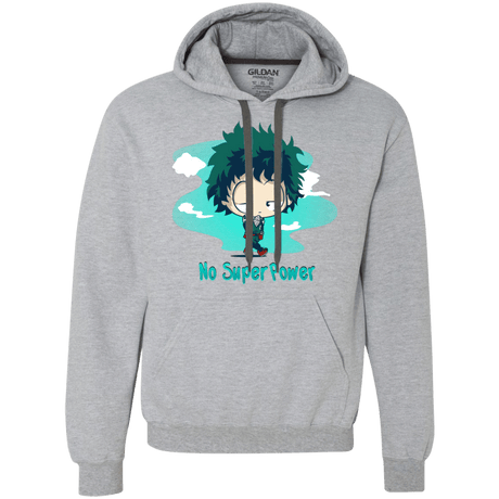 Sweatshirts Sport Grey / S No Super Power Premium Fleece Hoodie