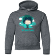 Sweatshirts Dark Heather / YS No Super Power Youth Hoodie