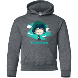 Sweatshirts Dark Heather / YS No Super Power Youth Hoodie