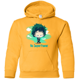 Sweatshirts Gold / YS No Super Power Youth Hoodie