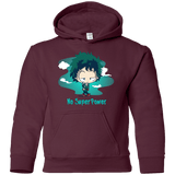 Sweatshirts Maroon / YS No Super Power Youth Hoodie