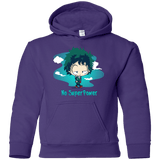 Sweatshirts Purple / YS No Super Power Youth Hoodie