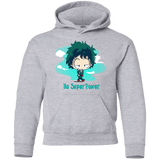 Sweatshirts Sport Grey / YS No Super Power Youth Hoodie