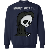 Sweatshirts Navy / S Nobody Hugs Me Crewneck Sweatshirt