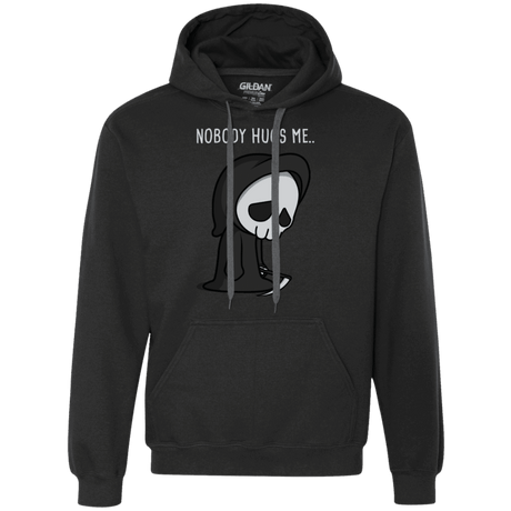 Sweatshirts Black / S Nobody Hugs Me Premium Fleece Hoodie