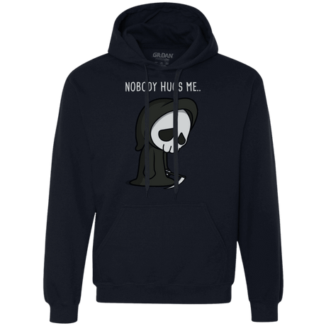 Sweatshirts Navy / S Nobody Hugs Me Premium Fleece Hoodie