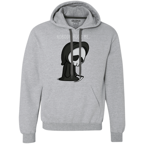 Sweatshirts Sport Grey / S Nobody Hugs Me Premium Fleece Hoodie