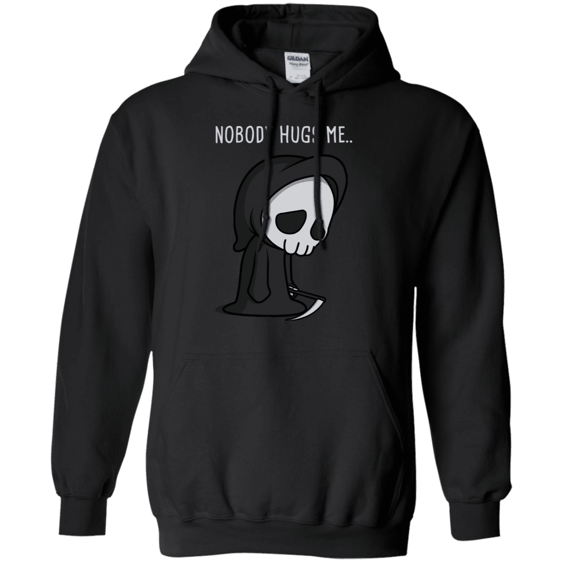 Sweatshirts Black / S Nobody Hugs Me Pullover Hoodie