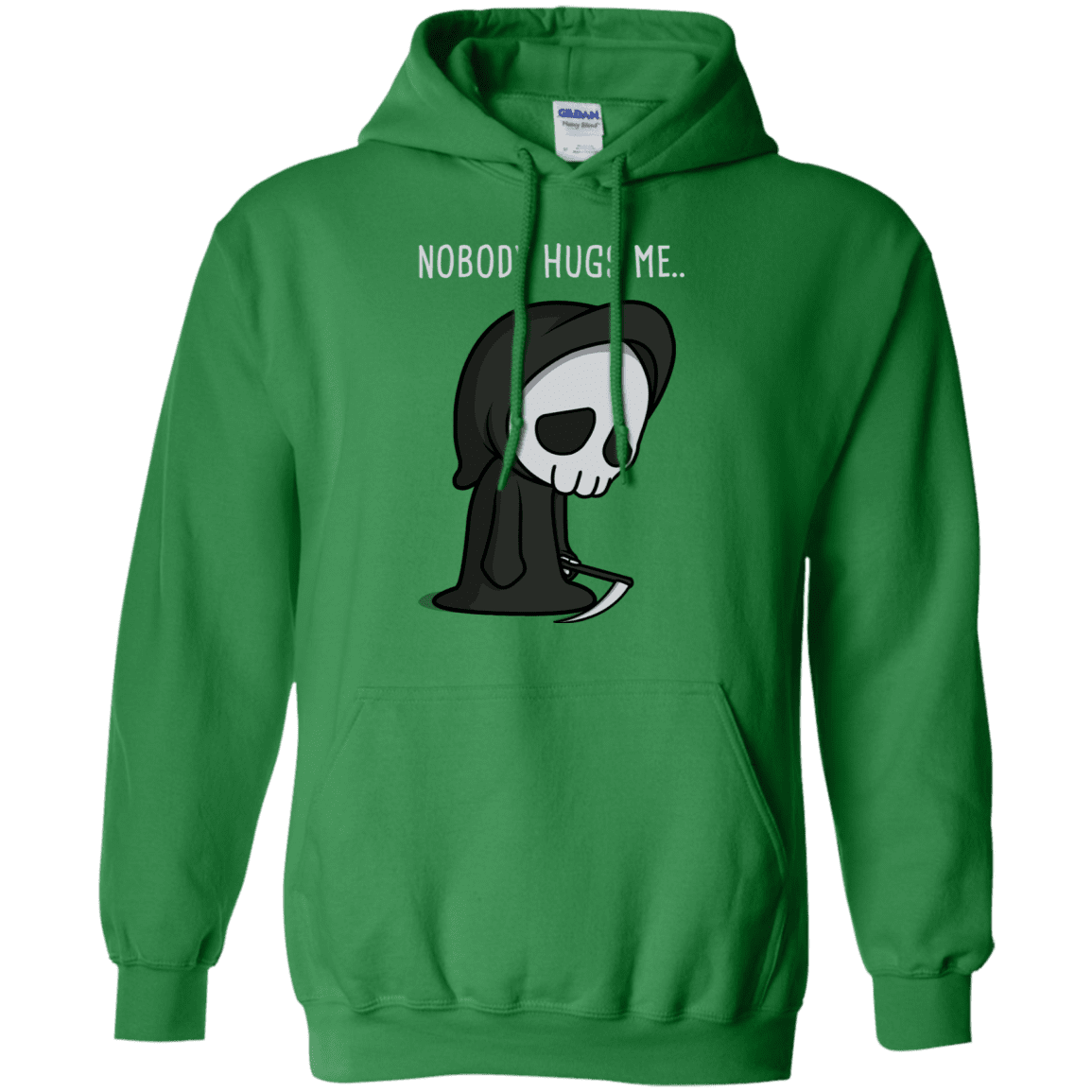 Sweatshirts Irish Green / S Nobody Hugs Me Pullover Hoodie