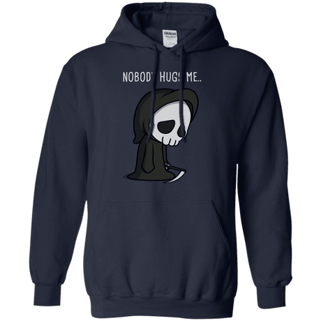 Sweatshirts Navy / S Nobody Hugs Me Pullover Hoodie