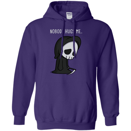 Sweatshirts Purple / S Nobody Hugs Me Pullover Hoodie