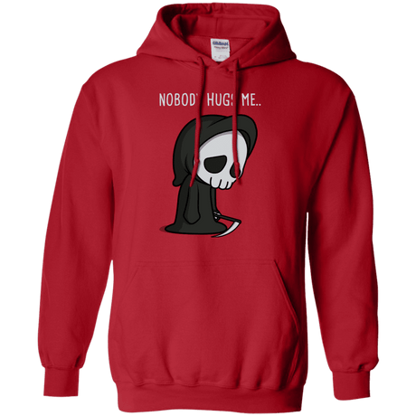 Sweatshirts Red / S Nobody Hugs Me Pullover Hoodie