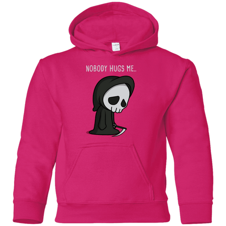 Sweatshirts Heliconia / YS Nobody Hugs Me Youth Hoodie