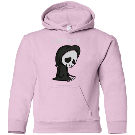 Sweatshirts Light Pink / YS Nobody Hugs Me Youth Hoodie