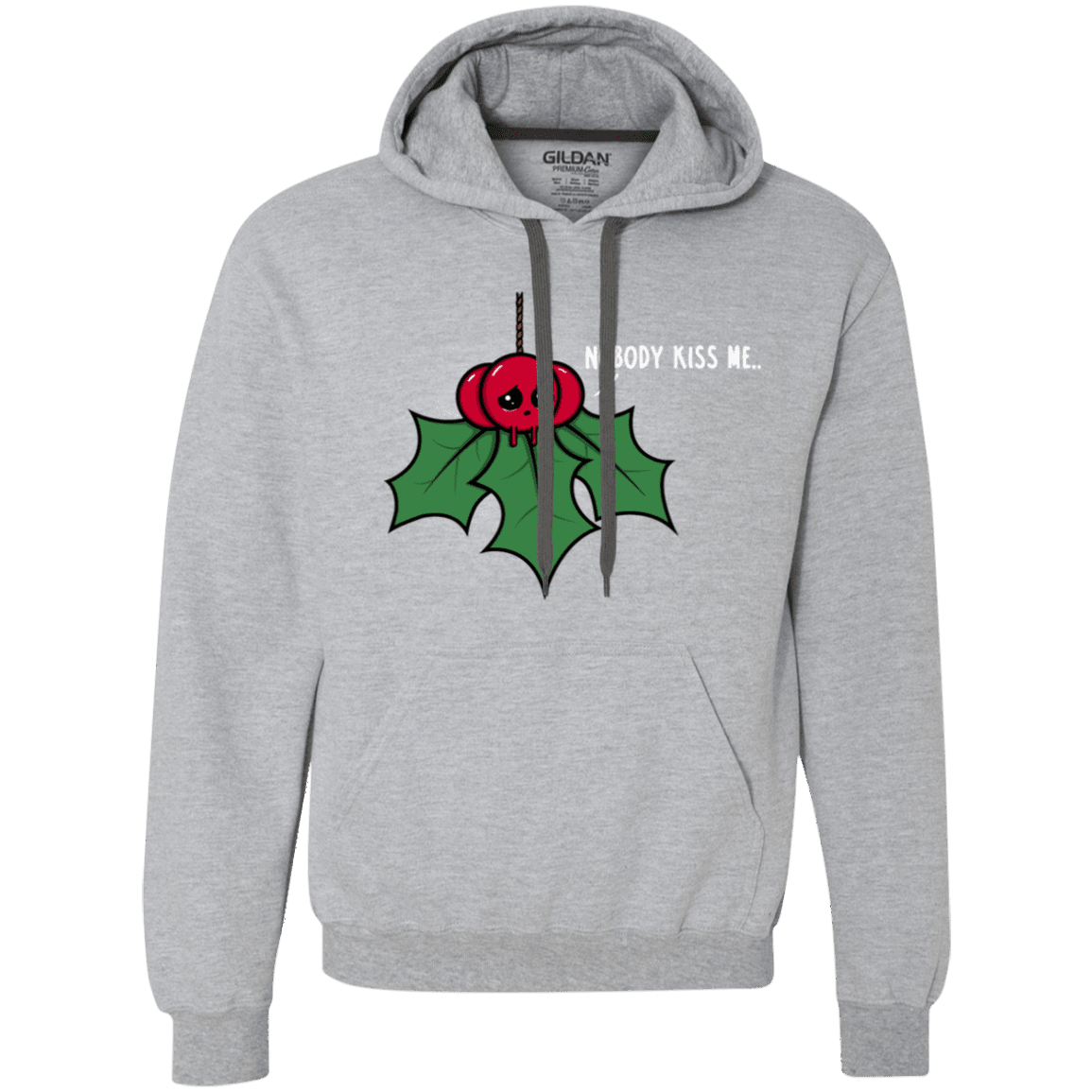 Sweatshirts Sport Grey / S Nobody Kiss Me Premium Fleece Hoodie