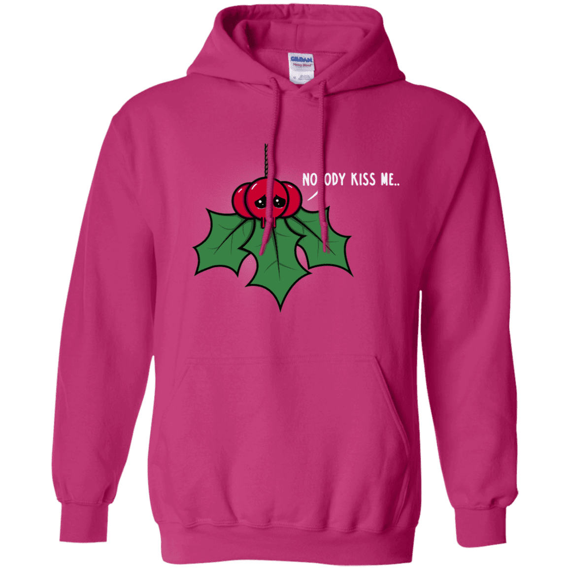 Sweatshirts Heliconia / S Nobody Kiss Me Pullover Hoodie