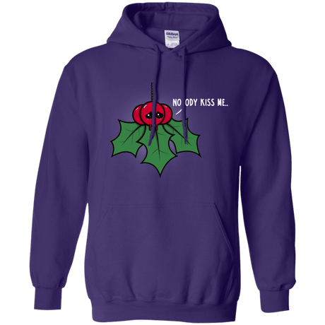 Sweatshirts Purple / S Nobody Kiss Me Pullover Hoodie