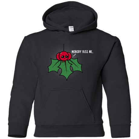 Sweatshirts Black / YS Nobody Kiss Me Youth Hoodie