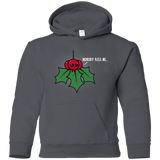 Sweatshirts Charcoal / YS Nobody Kiss Me Youth Hoodie