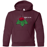 Sweatshirts Maroon / YS Nobody Kiss Me Youth Hoodie