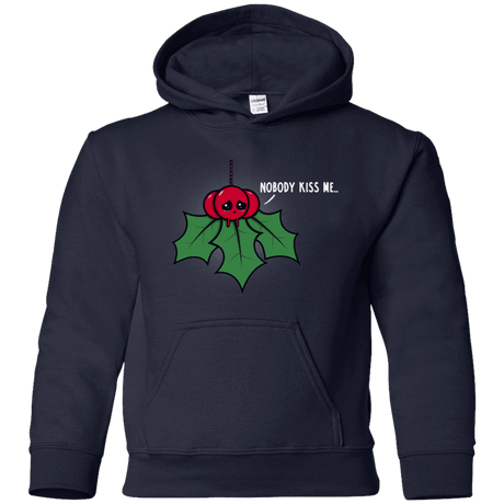 Sweatshirts Navy / YS Nobody Kiss Me Youth Hoodie