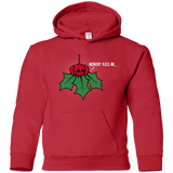 Sweatshirts Red / YS Nobody Kiss Me Youth Hoodie