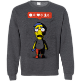 Sweatshirts Dark Heather / S Nobody Likes Him Crewneck Sweatshirt